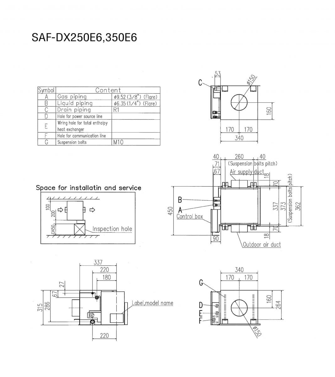 SAF-DX350E6 küçük görsel 2