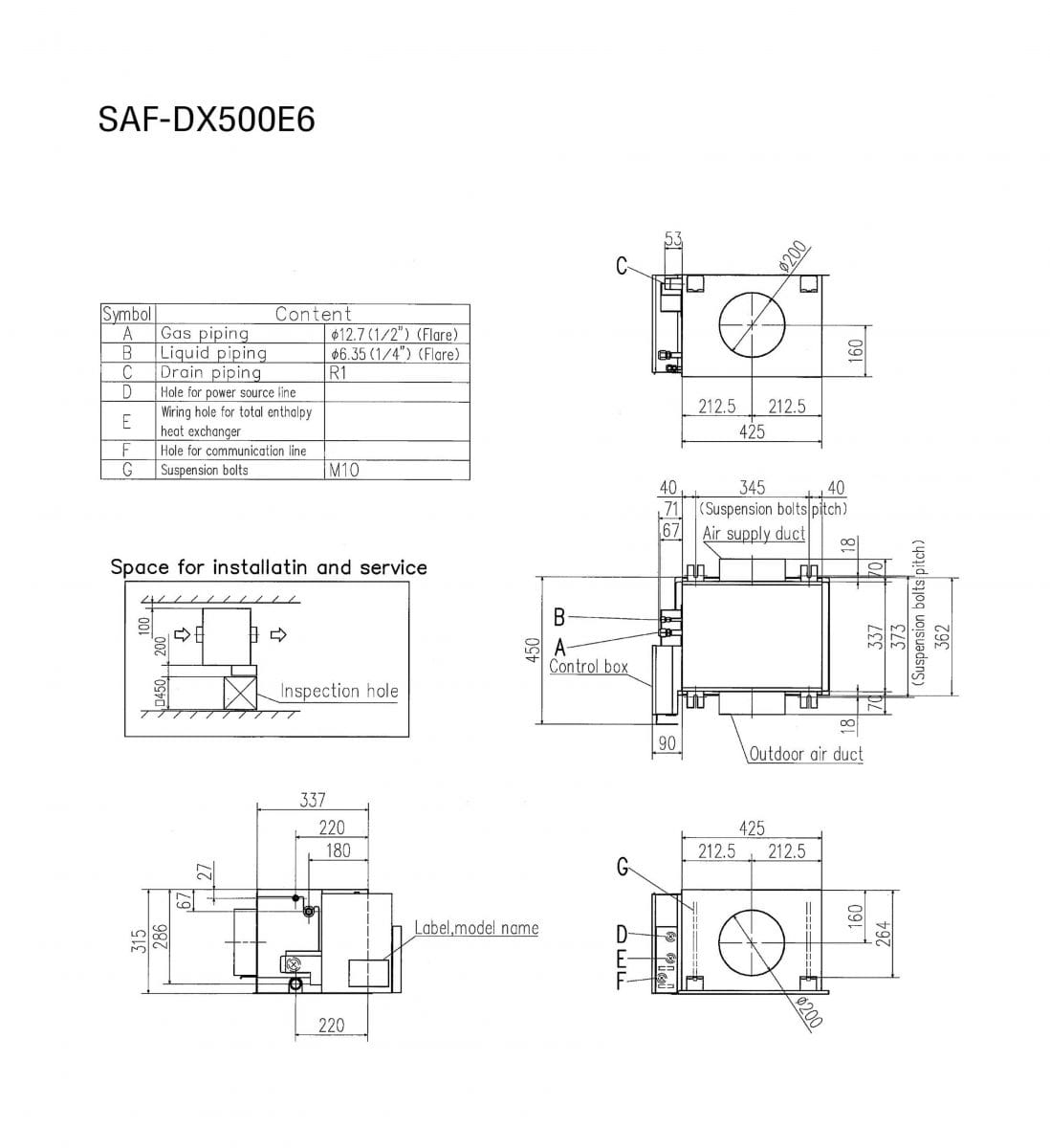 SAF-DX500E6 küçük görsel 2